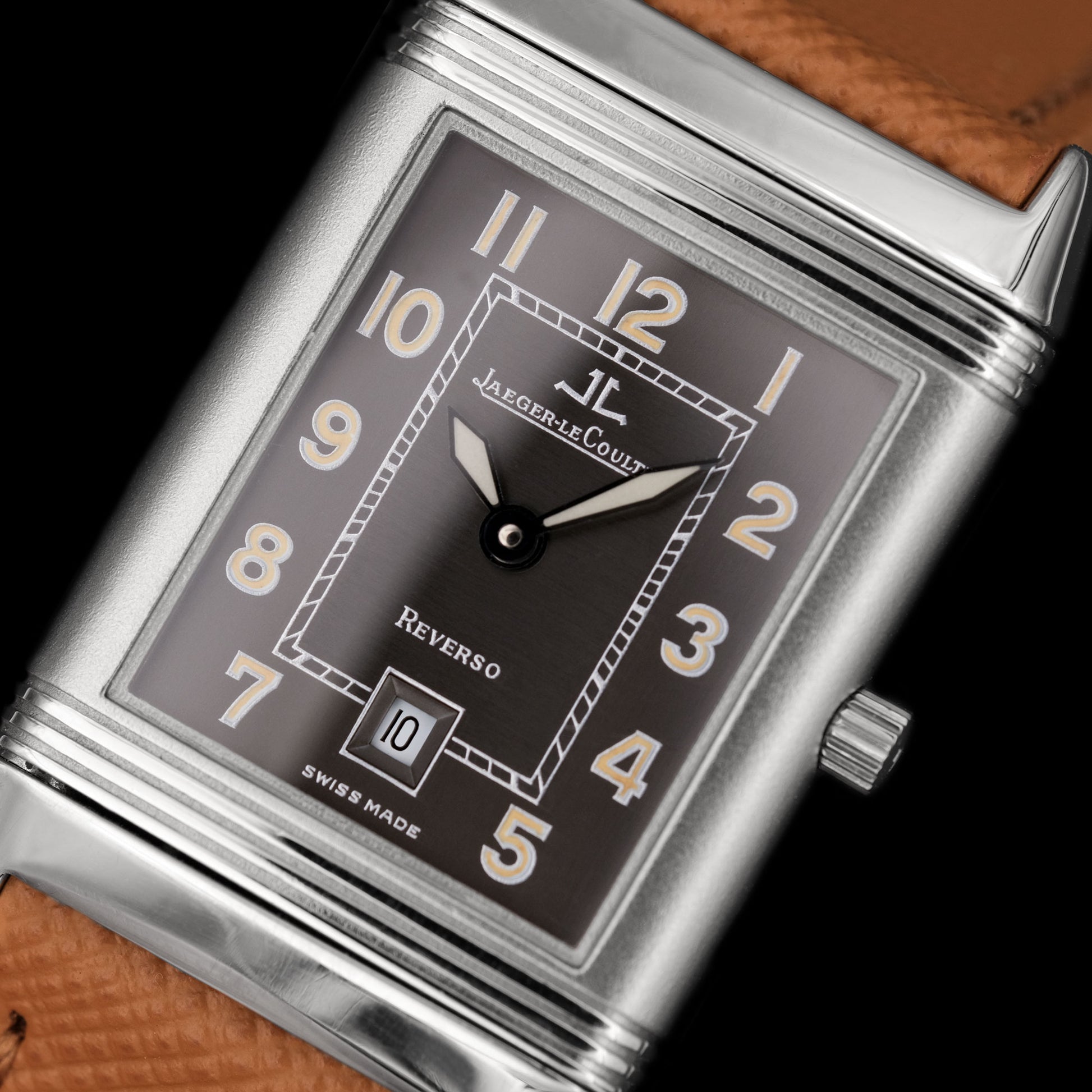 Jaeger Lecoultre Reverso Date de 1990s Relojes Vintage