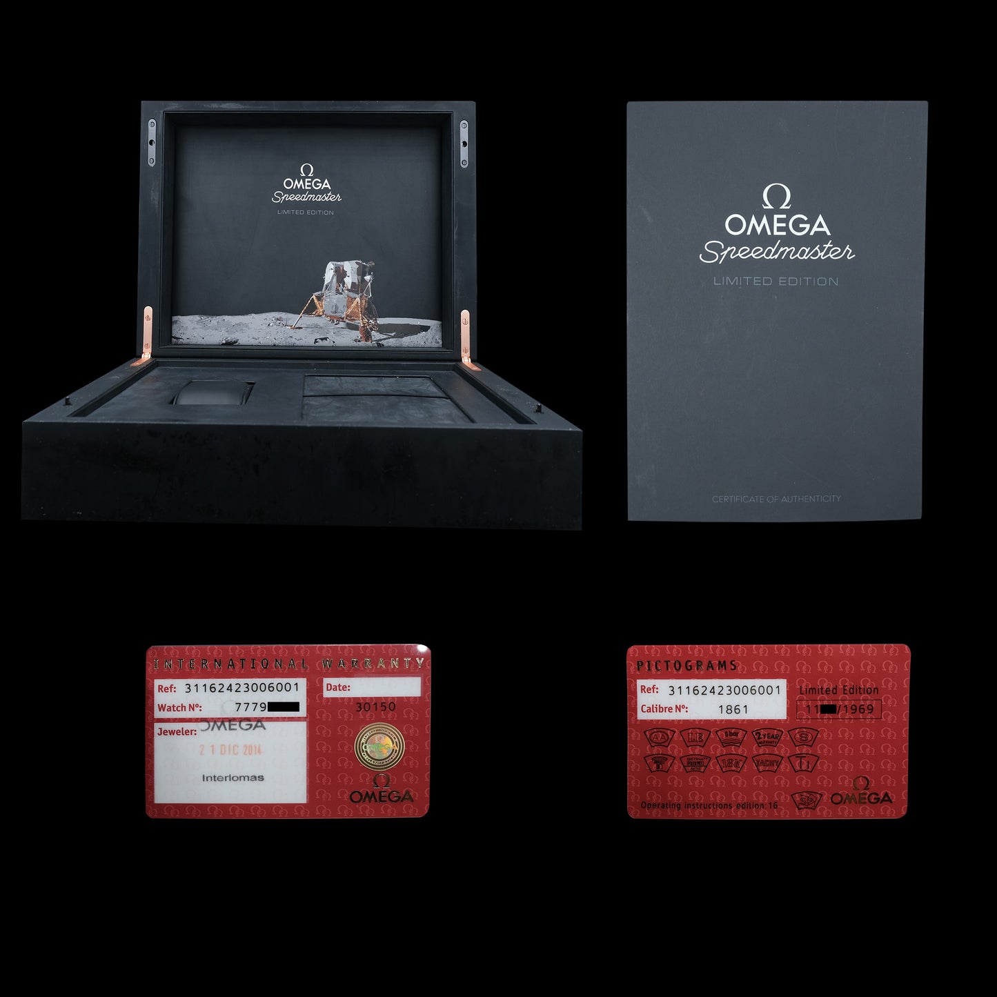 Omega Speedmaster  Apollo 11 45 Aniversario Fullset del 2014