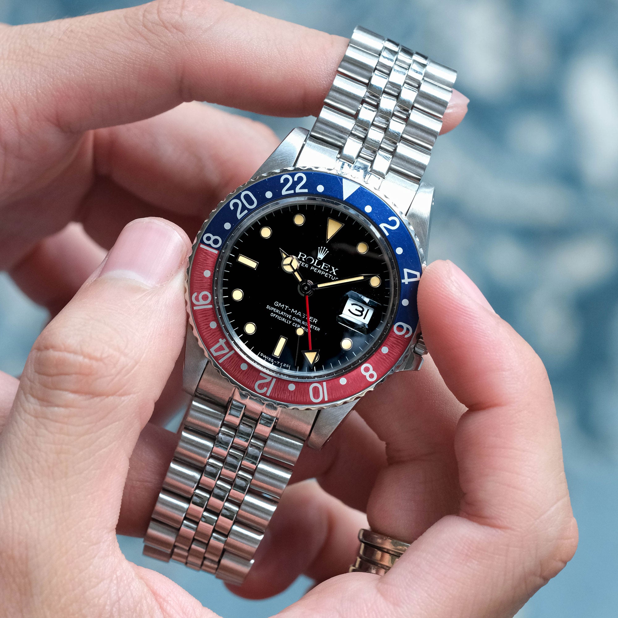 Rolex GMT Master II Pepsi ref.16750 de 1984