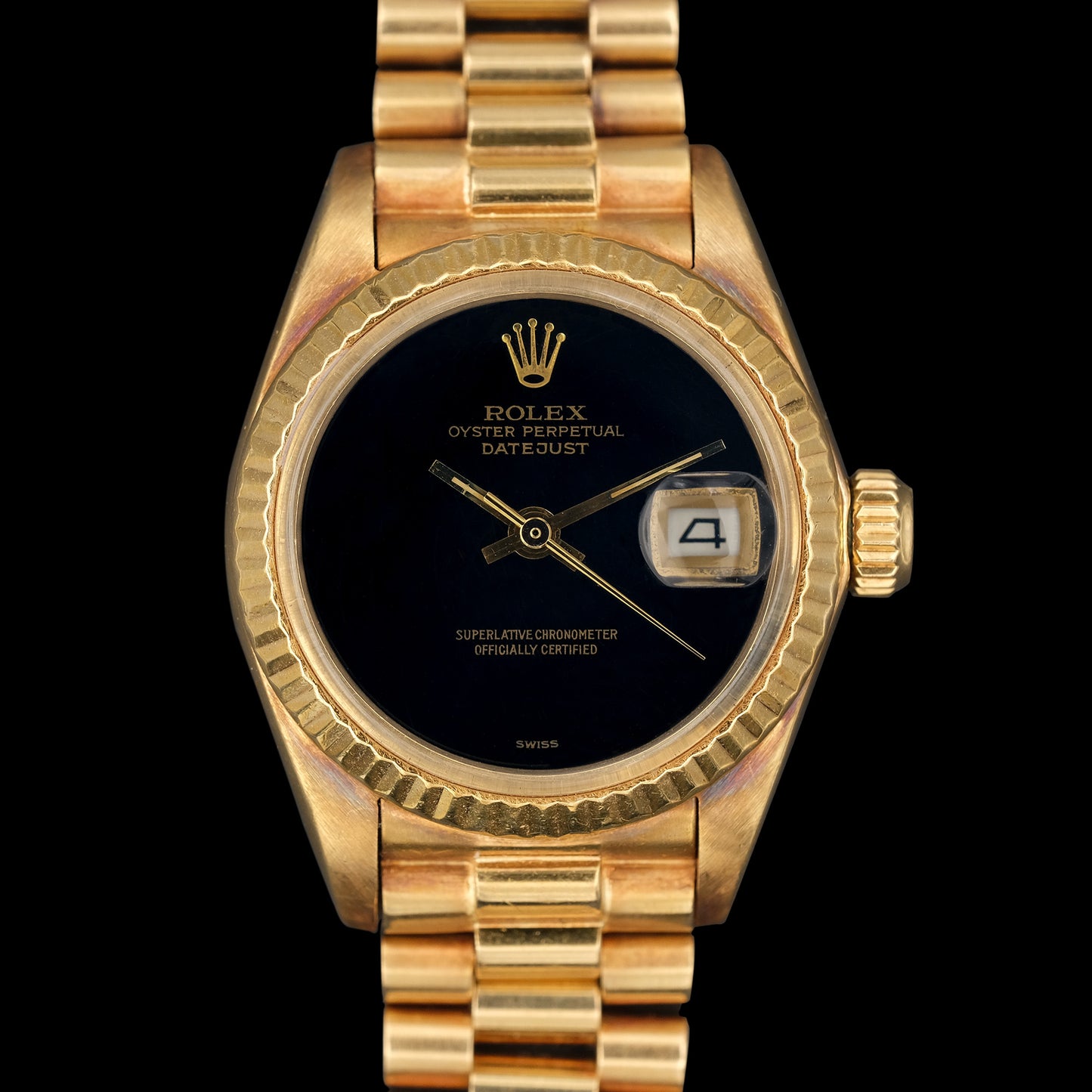 Rolex Datejust Gold Lady "Onyx"  ref.6917 de 1978
