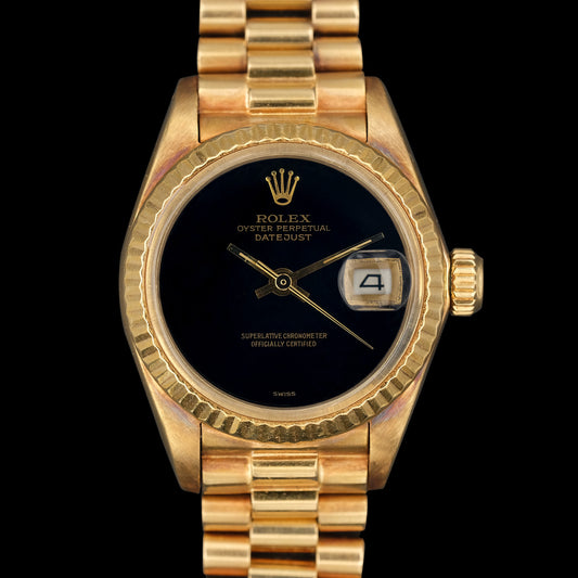 Rolex Datejust Gold Lady "Onyx"  ref.6917 de 1978