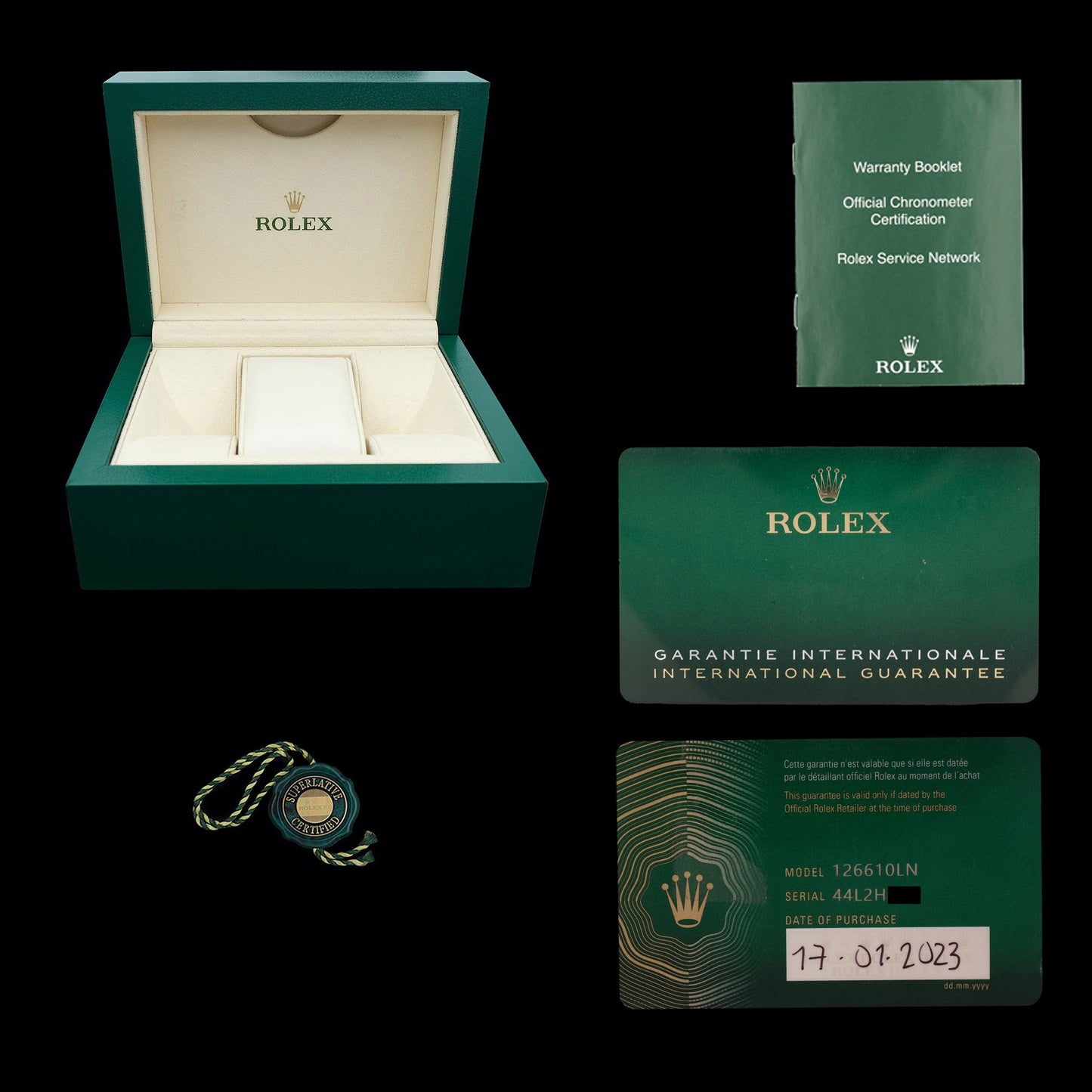 Rolex Submariner Date 41mm ref.126610LN fullset del 2023