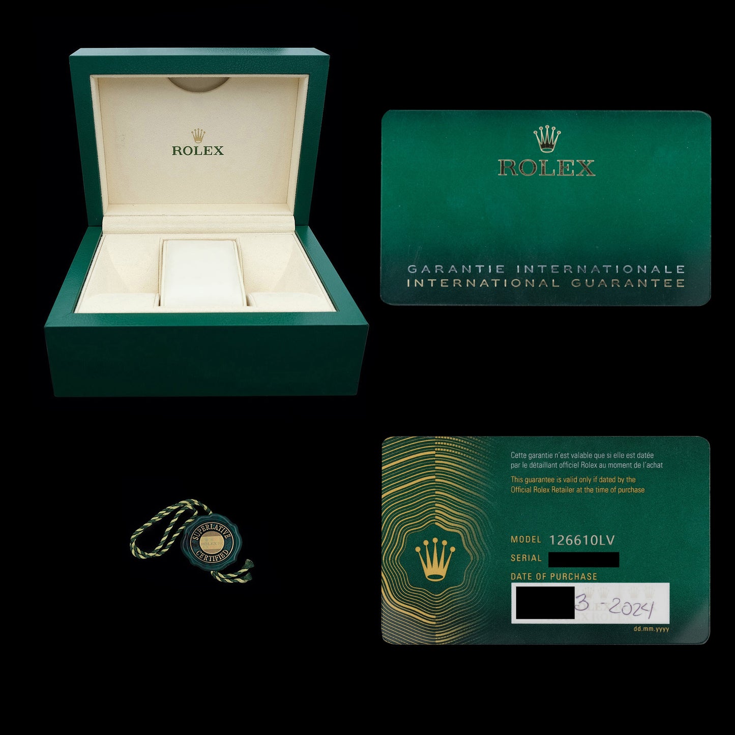 Rolex Sumbariner "Starbucks" ref.126610LV fullset del 2024