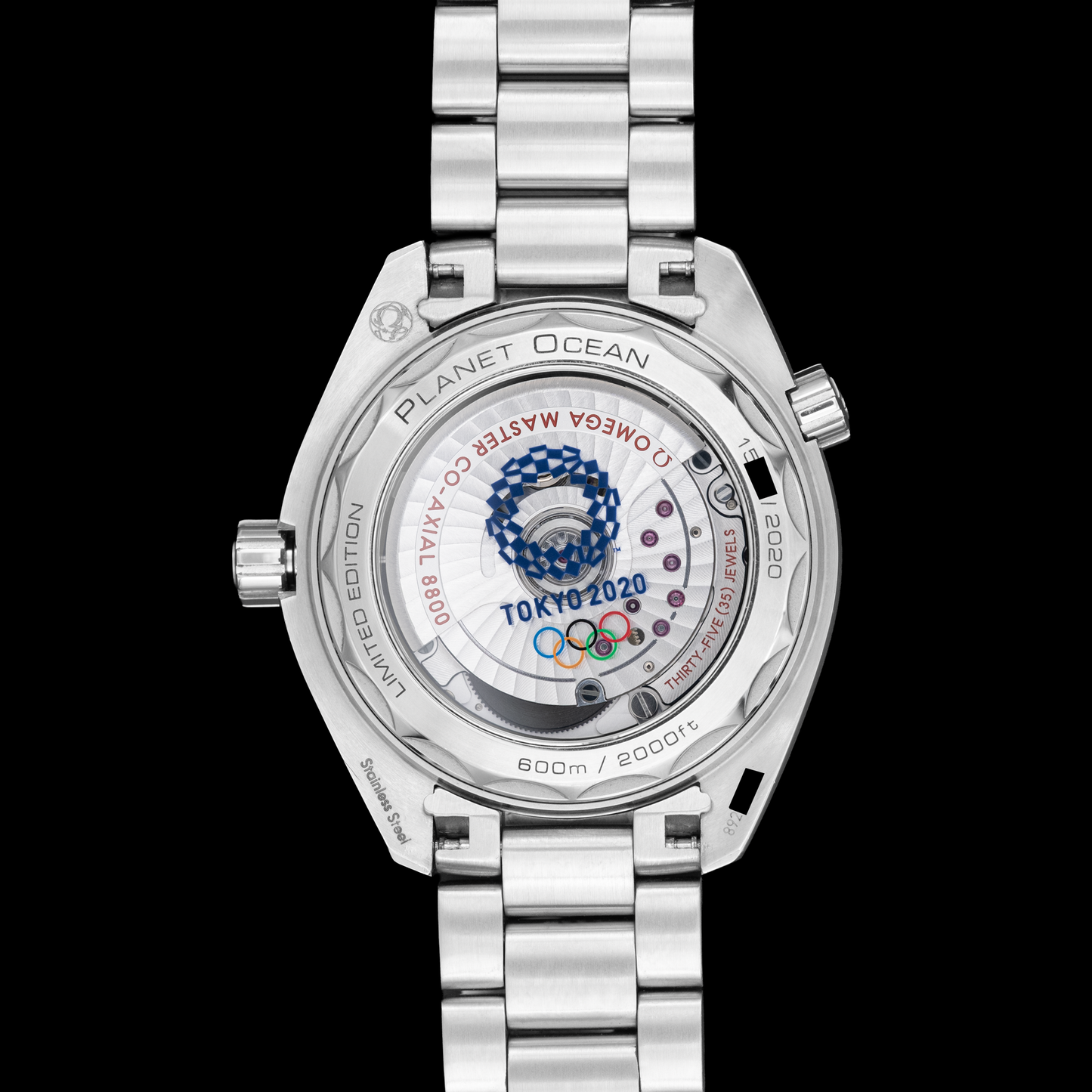 Omega Seamaster Planet Ocean 600 M Tokyo 2020 39.5mm Ref. 522.33.40.20.04.001 de 2020 Full Set