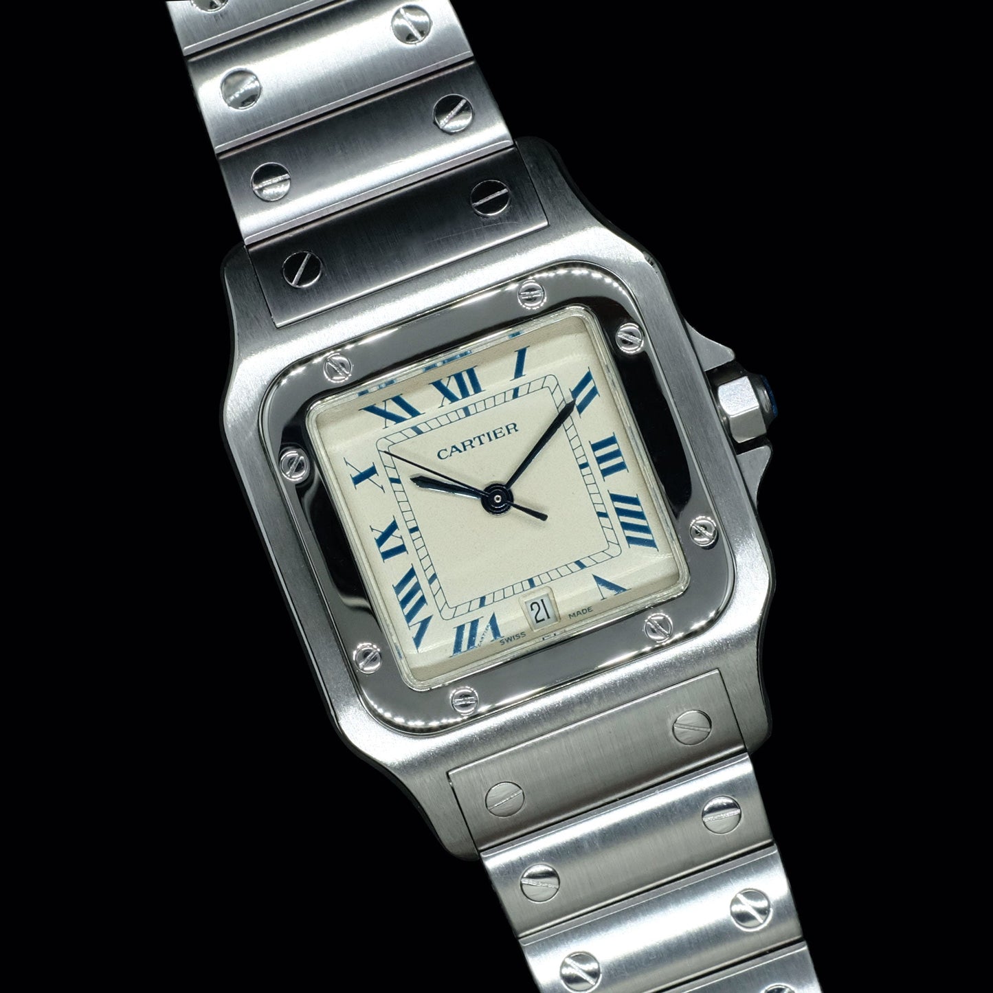 Cartier Santos Galbée Quartz de 1990