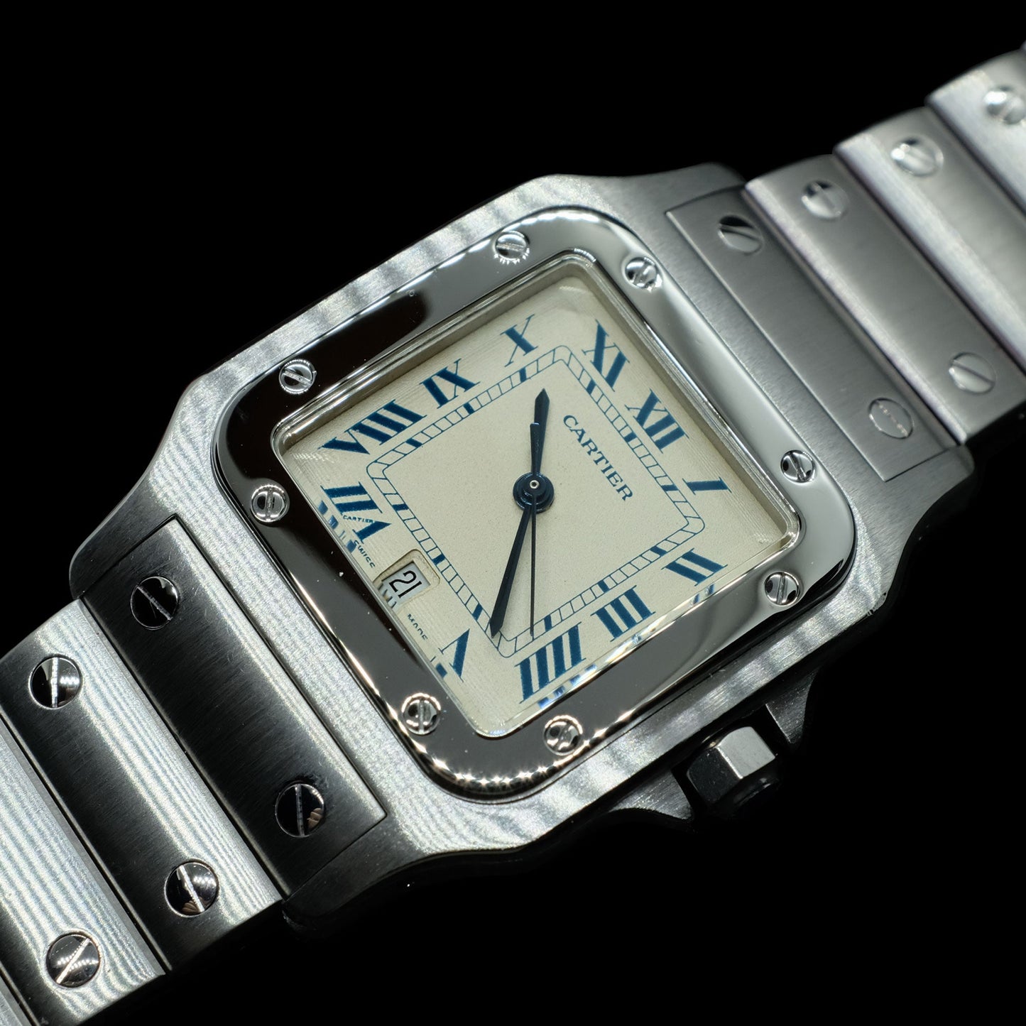 Cartier Santos Galbée Quartz de 1990